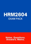 HRM2604 - EXAM PACK (2022)