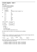 Samenvatting periode 1 Econometrics Lineaire Algebra en Macro Economie