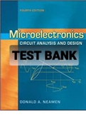 Exam (elaborations) TEST BANK FOR Microelectronics Circuit Analysis and Design 4th Edition By Donald Neamen (Solution Manual)
