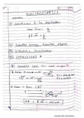 Class notes and competitive exam level problem solving of electrostatics[all concepts]