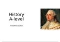 OCR History A-Level - French Revolution Revision Guide