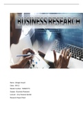 Need help writing Business research 1, take a look at my document it will help a lot.