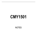 CMY1501 Summarised Study Notes