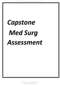 Capstone Med Surg Assessment 2021 100% SCORED HIGHLY GRADED