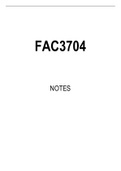 FAC3704 Summarised Study Notes