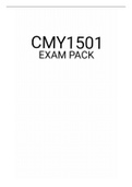 CMY1501 EXAM PACK