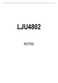 LJU4802 Summarised Study Notes