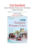 Burns’ Pediatric Primary Care 7th Edition Maaks Test Bank
