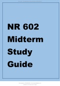 NR 602 Midterm Study Guide