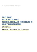 Testbank Pathophysiology The Biologic Basis For Disease In Adults And Children All Chapters 2021