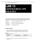 NPS Policies configuration