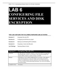 File Services and Disk Encryption configurations