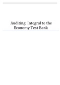 Auditing: Integral to the Economy Key 1. The need for assurance services arises because the interests of the users of information may be different from that of the interests of those responsible for providing information. TRUE 2. An audit of financial sta