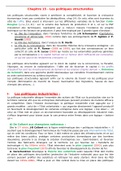Résumé Cours Prépa (Louis-le-Grand, Henri IV etc.) sur les Politiques économiques structurelles