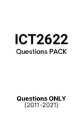 ICT2622 - Exam Questions PACK (2011-2021)