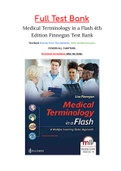 Medical Terminology in a Flash 4th Edition Finnegan Test Bank ISBN-13: 9780803689534
