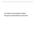 Test Bank for Sociology A Global Perspective 8th Edition by Ferrante.pdf