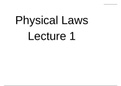 ASCI 309 - Aerodynamics  Physical Law (Compiled lecture notes) 