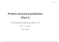 theory of protein prediction 