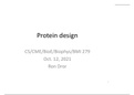 protein design using bioinformatics