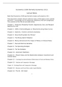  ECON 1002H Economics 2100 Lecture Notes TEST BANK Questions and Answers Chap 1 - 16