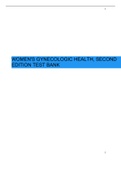 Women's Gynecologic Health 2nd Edition Test Bank