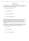 Module 8 Exam