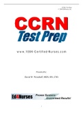 CCRN test preparation review