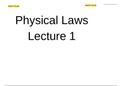 ASCI 309 - Aerodynamics Physical Law (Compiled lecture notes) LATEST