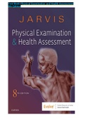 Test Bank For Physical Examination and Health Assessment 8th Edition|ALL CHAPTERS COMPLETE|