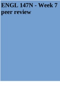 ENGL 147N - Week 7 peer review