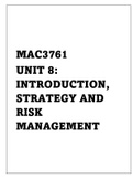 MAC3761 Topic 1 and 8 study guide 