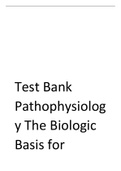 Test Bank Pathophysiology The Biologic Basis for Disease in Adult and children.pd