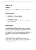 Marriages, Families, and Intimate Relationships, Williams - Solutions, summaries, and outlines.  2022 updated