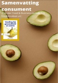 Samenvatting Voeding bij gezondheid en ziekte, ISBN: 9789001875695  Consument