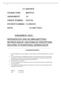 Exam (elaborations) HRPYC81 - Research Psychology (HRPYC81) 