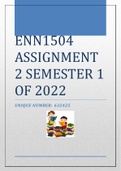 ENN1504 ASSIGNMENT 2 SEMESTER 1 OF 2022 [632425]
