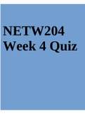 NETW204 Week 4 Quiz