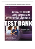 Test Bank For Advanced Health Assessment and Differential Diagnosis Essentials for Clinical Practice 1st Edition Myrick 