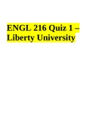 ENGL 216 Quiz 1 – Liberty University