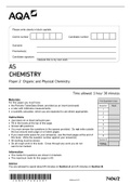 aqa as level chemistry 2021 qp only paper two