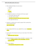 CHEM 120 EXAM 2 Possible Questions with Answers.