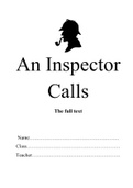 An Inspector Calls Fully Annotated Notes for GCSE English Literature