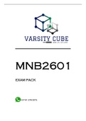 MNB2601 EXAM PACK 2022