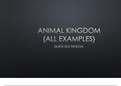 ANIMAL KINGDOM { all examples }