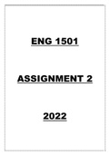 ENG 1501 Assignment 2 2022