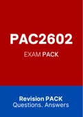 PAC2602 - Exam PACK (2022)