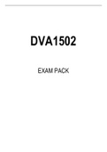 DVA1502 EXAM PACK 2022