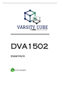 DVA1502 EXAM PACK 2022