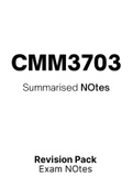 CMM3703 (NOtes and ExamQuestions)